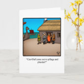 Funny Happy Birthday Humor Wenskaart Kaart (Gele Bloem)