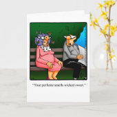 Funny Happy Birthday Humor Wenskaart Kaart (Gele Bloem)