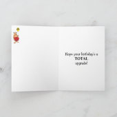 Funny Happy Birthday Humor Wenskaart Kaart (Binnen)
