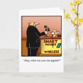 Funny Happy Birthday Humor Wenskaart Kaart (Gele Bloem)