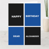 Funny Happy Birthday Kaart (Voorkant)