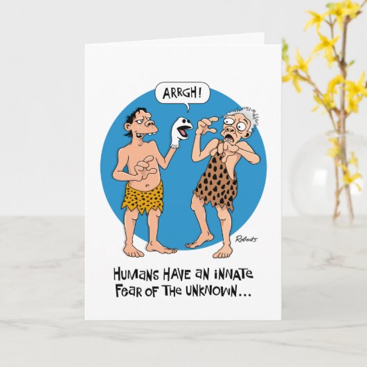 Funny Happy Birthday Kaart (Gele Bloem)