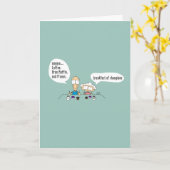 Funny Happy Birthday Kaart - 005 (Gele Bloem)