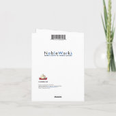 Funny Happy Birthday Kaart - Douche Bar (Achterkant)