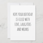 Funny Happy Birthday-kaart Feestdagenkaart (Voorkant)