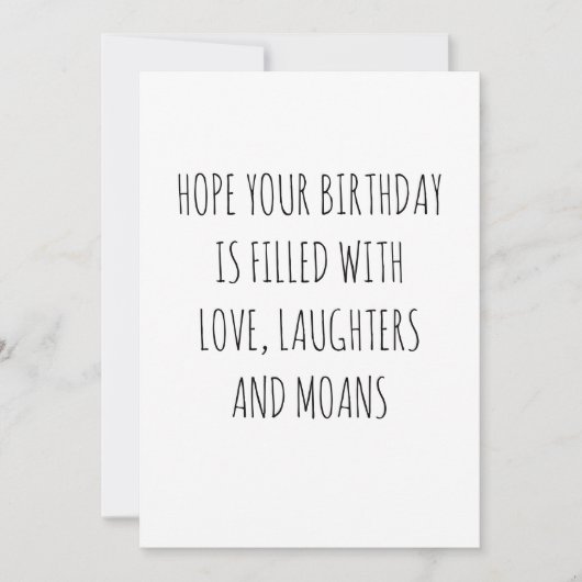 Funny Happy Birthday-kaart Feestdagenkaart (Voorkant)