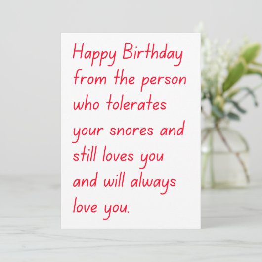 Funny Happy Birthday-kaart Feestdagenkaart (Staand voorkant)