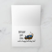 Funny Happy Birthday-kaart Kaart (Binnen)