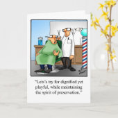 Funny Happy Birthday Kaart voor hem (Gele Bloem)