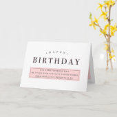 Funny Happy Birthday Kaarten (Gele Bloem)