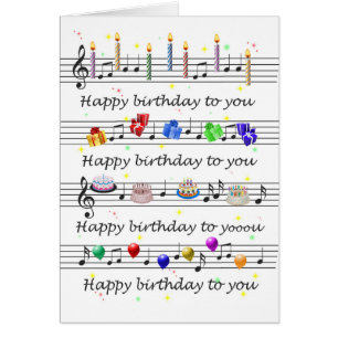 Funny Happy Birthday Song Sheet Music