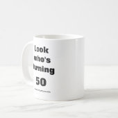 Funny Happy Birthday vijfde Mok Gift (Voorkant links)