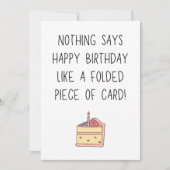 Funny happy birthday wenskaart feestdagenkaart (Voorkant)