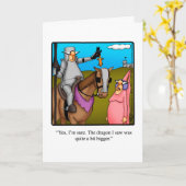 Funny Happy Birthday Wenskaart Kaart (Gele Bloem)