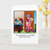 Funny Happy Birthday Wenskaart Kaart (Gele Bloem)