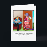 Funny Happy Birthday Wenskaart Kaart<br><div class="desc">Geniet van het verspreiden van de lach met dit hilarische vrolijke verjaardagsfeestje van artiest Bill Abbott; stuur wat lachjes mee met je beste wensen voor een vrolijke wenskaart. Bill Abbotts cartoon "Spectickles" de internationaal gesyndiceerde strip is ook verschenen in Hallmark U.K.,  Reader's Digest en andere goede tijdschriften!</div>