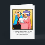 Funny Happy Birthday Wenskaart Kaart<br><div class="desc">Geniet van het verspreiden van de lach met dit hilarische vrolijke verjaardagsfeestje van artiest Bill Abbott; stuur wat lachjes mee met je beste wensen voor een vrolijke wenskaart. Bill Abbotts cartoon "Spectickles" de internationaal gesyndiceerde strip is ook verschenen in Hallmark U.K.,  Reader's Digest en andere goede tijdschriften!</div>