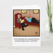 Funny Happy Birthday Wenskaart Kaart (Voorkant)