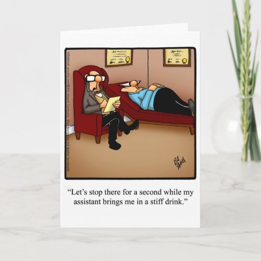 Funny Happy Birthday Wenskaart Kaart (Voorkant)