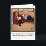 Funny Happy Birthday Wenskaart Kaart<br><div class="desc">Geniet van het verspreiden van de lach met dit hilarische vrolijke verjaardagsfeestje voor hem door artiest Bill Abbott; stuur een aantal lachen samen met je beste wensen voor een vrolijke wenskaart. Bill Abbotts cartoon "Spectickles" de internationaal gesyndiceerde strip is ook verschenen in Hallmark U.K., Reader's Digest en andere goede tijdschriften!...</div>
