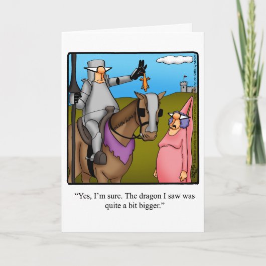 Funny Happy Birthday Wenskaart Kaart (Voorkant)