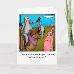 Funny Happy Birthday Wenskaart Kaart