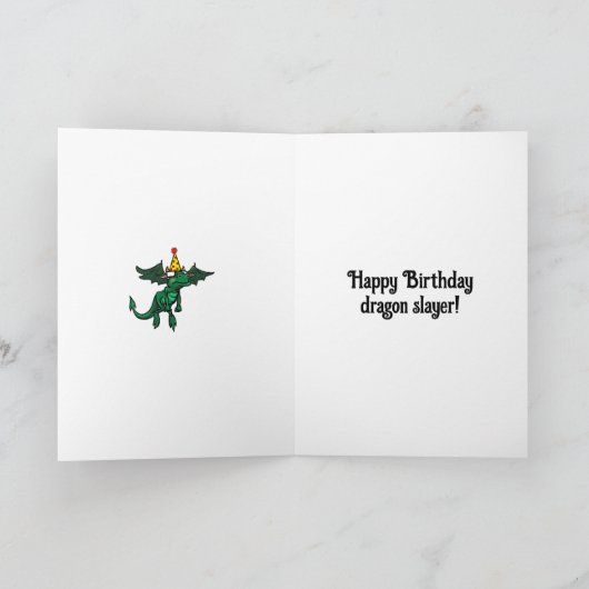 Funny Happy Birthday Wenskaart Kaart (Binnen)