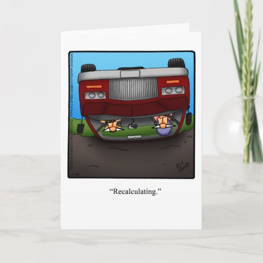 Funny Happy Birthday Wenskaart "Spectickles" Kaart (Voorkant)