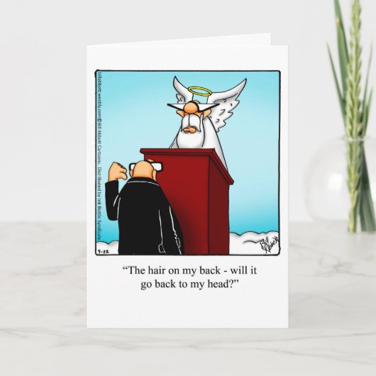 Funny Happy Birthday Wenskaart voor hem Kaart (Voorkant)