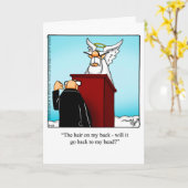 Funny Happy Birthday Wenskaart voor hem Kaart (Gele Bloem)