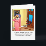 Funny Happy Birthday Wenskaart voor Hem Kaart<br><div class="desc">Geniet van het verspreiden van de lach met dit hilarische vrolijke verjaardagsfeestje van artiest Bill Abbott; stuur wat lachjes mee met je beste wensen voor een vrolijke wenskaart. Bill Abbotts cartoon "Spectickles" de internationaal gesyndiceerde strip is ook verschenen in Hallmark U.K.,  Reader's Digest en andere goede tijdschriften!</div>