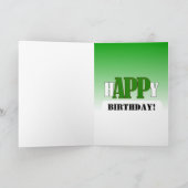 Funny  happy Birthday wish Kaart (Binnen)