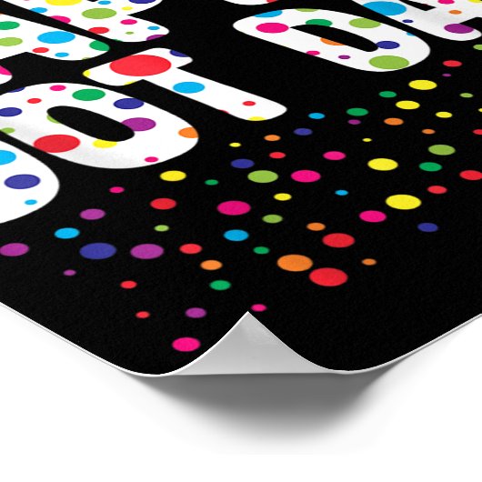 Funny Happy Dot Day Polka Dot Art Students Kids Gi Poster (Hoek)