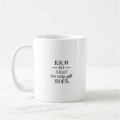 Funny Happy Father's Day Gift Quote Mug Koffiemok (Links)
