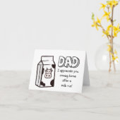 Funny Happy Fathers Day Kaart, Humor voor papa Kaart (Gele Bloem)