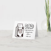 Funny Happy Fathers Day Kaart, Humor voor papa Kaart (Voorkant)