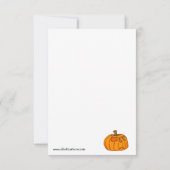 Funny Happy Halloween Humor Wenskaart (Achterkant)