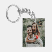 Funny Happy Halloween Pumpkin Sleutelhanger (Voorkant Links)