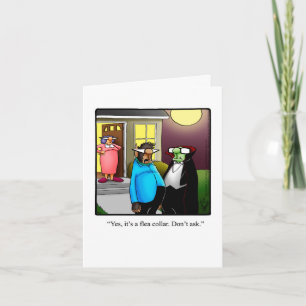 Funny Happy Halloween Wenskaart Kaart