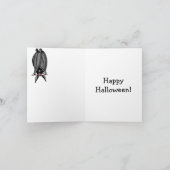 Funny Happy Halloween Wenskaart Kaart (Binnen)