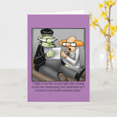 Funny Happy Halloween Wenskaart Kaart (Gele Bloem)