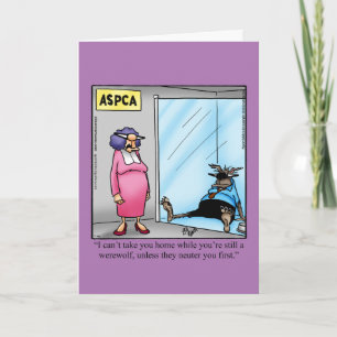 Funny Happy Halloween Wenskaart Kaart