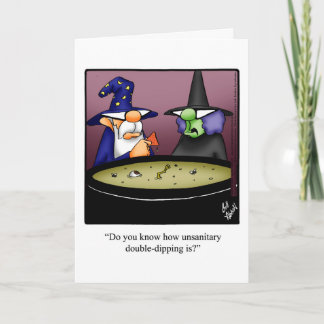 Funny Happy Halloween Wenskaart Kaart