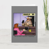 Funny Happy Halloween Wenskaart Kaart (Voorkant)