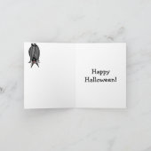 Funny Happy Halloween Wenskaart Kaart (Binnen)