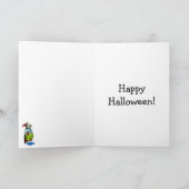 Funny Happy Halloween Wenskaart Kaart (Binnen)