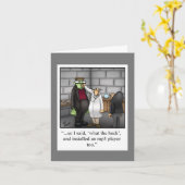 Funny Happy Halloween Wenskaart Kaart (Gele Bloem)