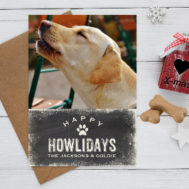 Funny Happy Howholidays Hondenliefhebber Kerstmis Feestdagenkaart