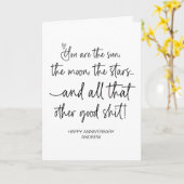 Funny Happy Jubileum Happy Valentijnsdag Kaart (Gele Bloem)