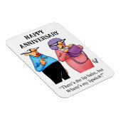 Funny Happy Jubileum Magnet Gift Magneet (Rechterzijde)